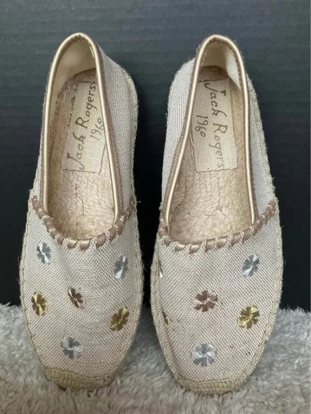 Jack Rogers 1960 Espadrilles - Rare Petite Ladies Size 3M